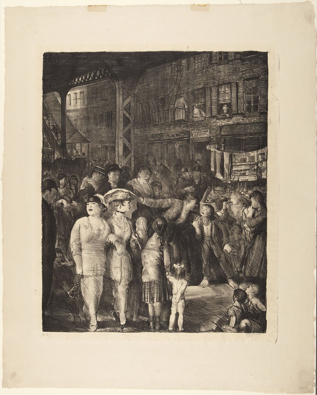 Ulice od George Wesley Bellows
