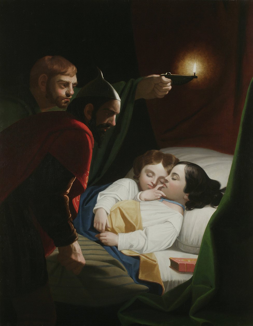 Vražda princů, kolem 1833-34 (olej na plátně) od George Whiting Flagg