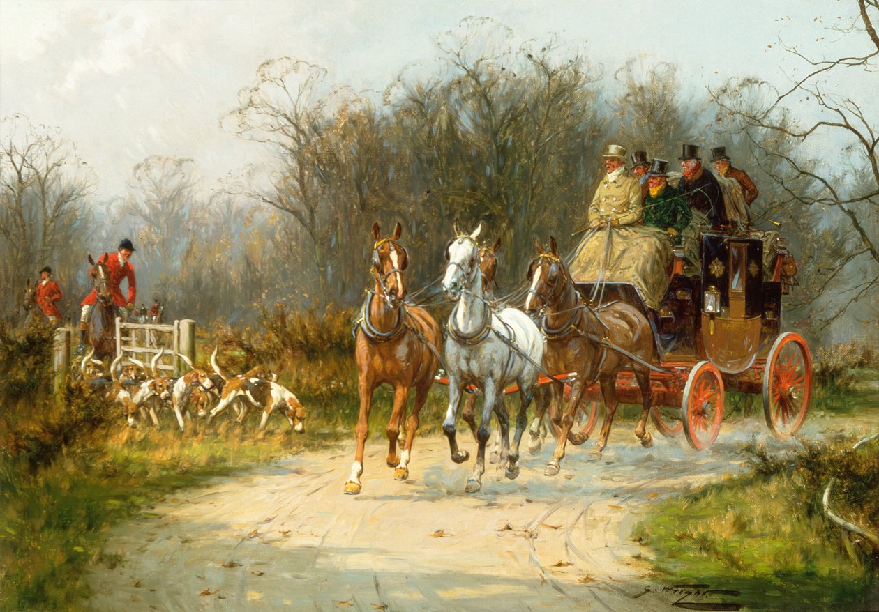 Listopadové ráno (olej na plátně) od George Wright