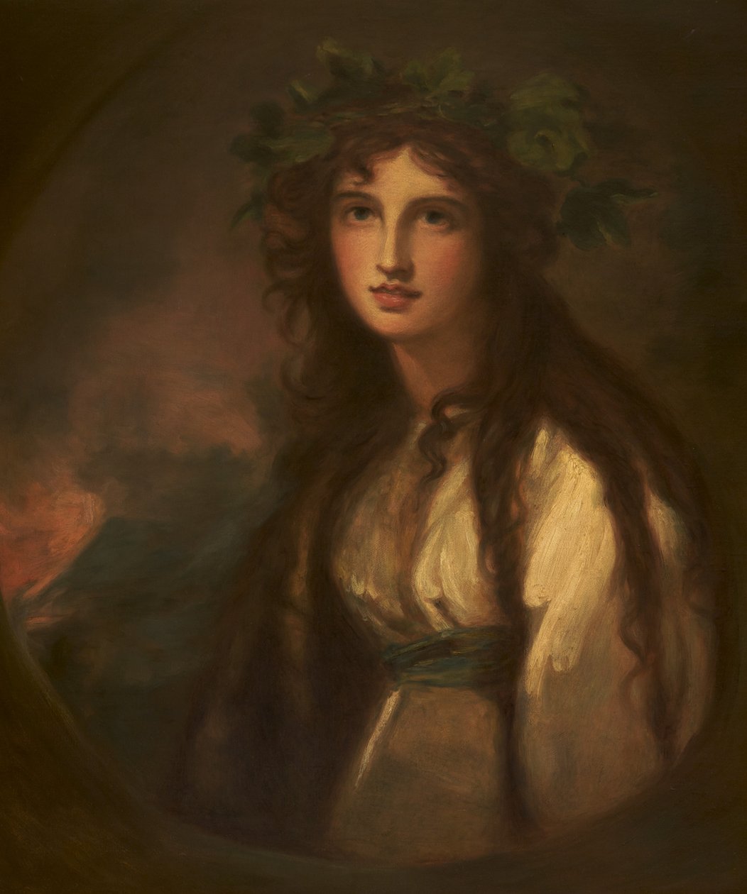 Emma Hart, Lady Hamilton jako Bacchante od George after Romney