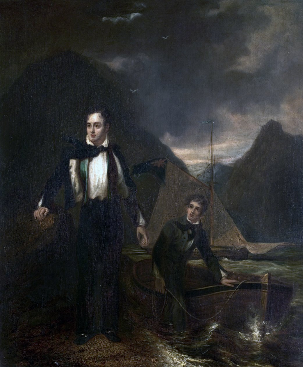 6. Lord Byron a jeho služebník Robert Rushton od George after Sanders