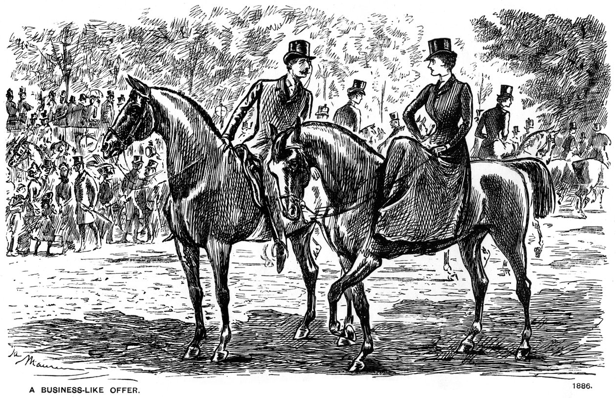 Obchodní nabídka, 1886 1891 od George du Maurier