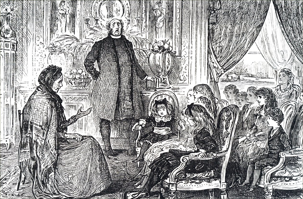 Třída nedělní školy. od George du Maurier