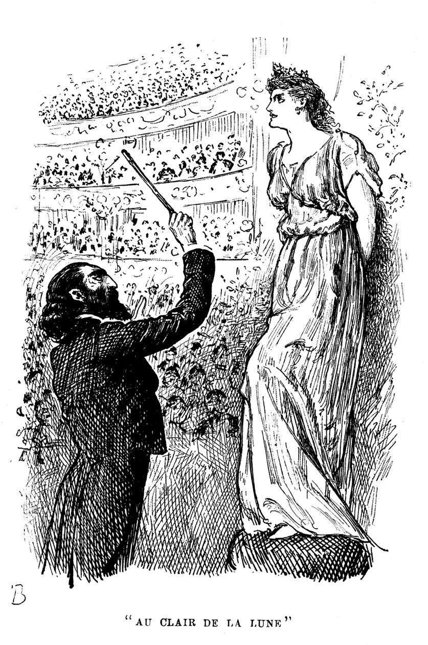 Au Clair de la Lune: Síla hypnózy, 1894 od George du Maurier