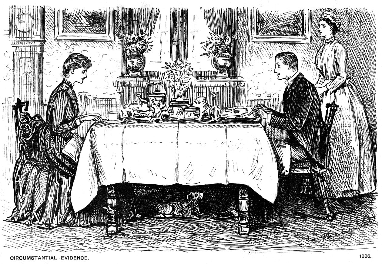 Nepřímé důkazy, 1886 1891 od George du Maurier