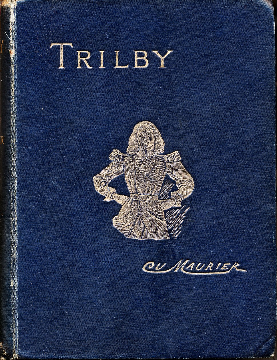 Přední strana obálky Trilby od George Du Maurier, 1894 od George du Maurier