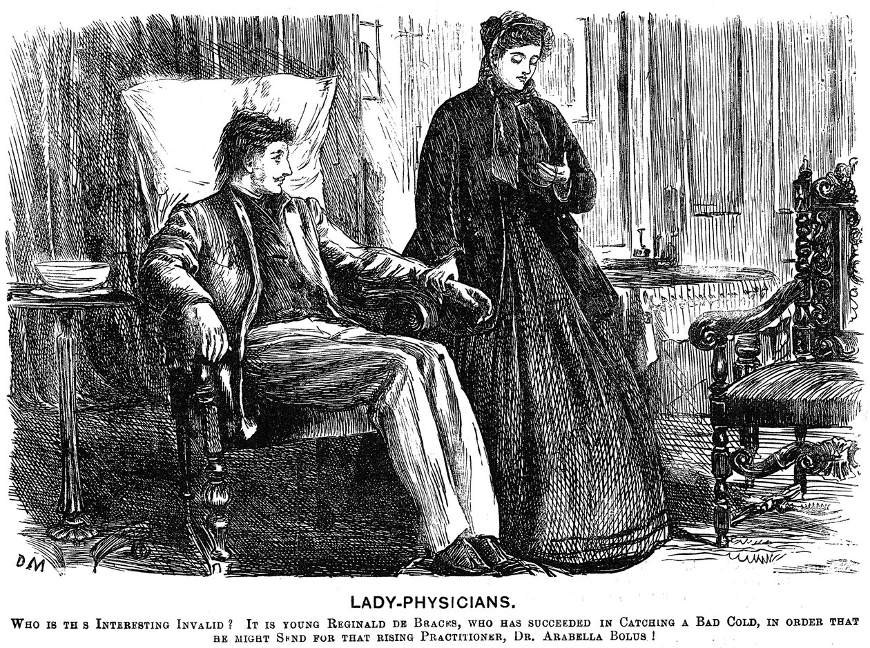 Lady Physicians, 1865 od George du Maurier