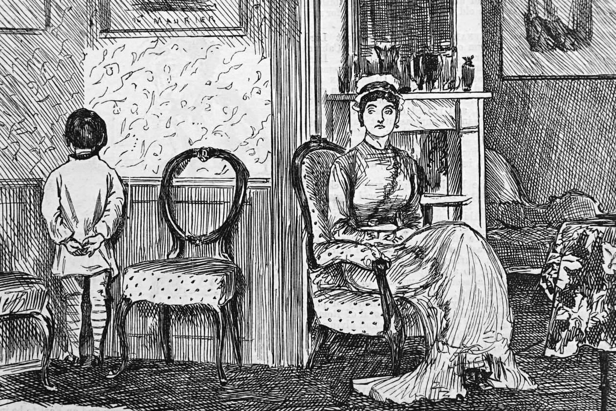 Obtížnost udržení horní ruky od George du Maurier