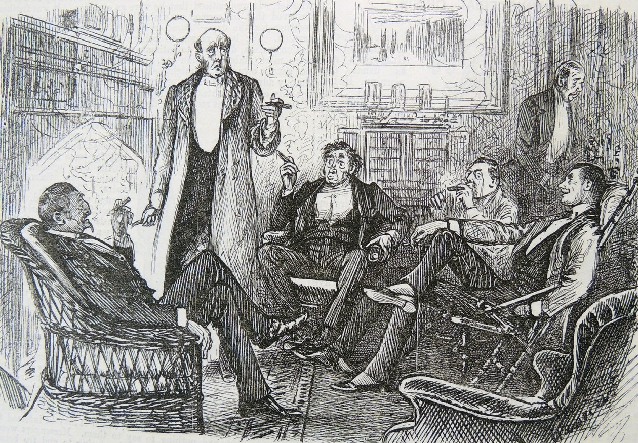 Kuřácký pokoj od George du Maurier