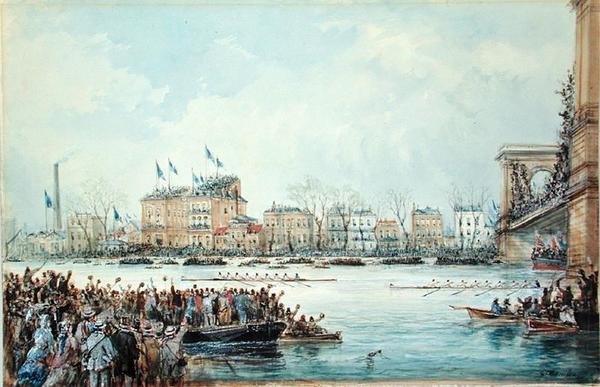 Oxford a Cambridge Boat Race od George the Younger Chambers