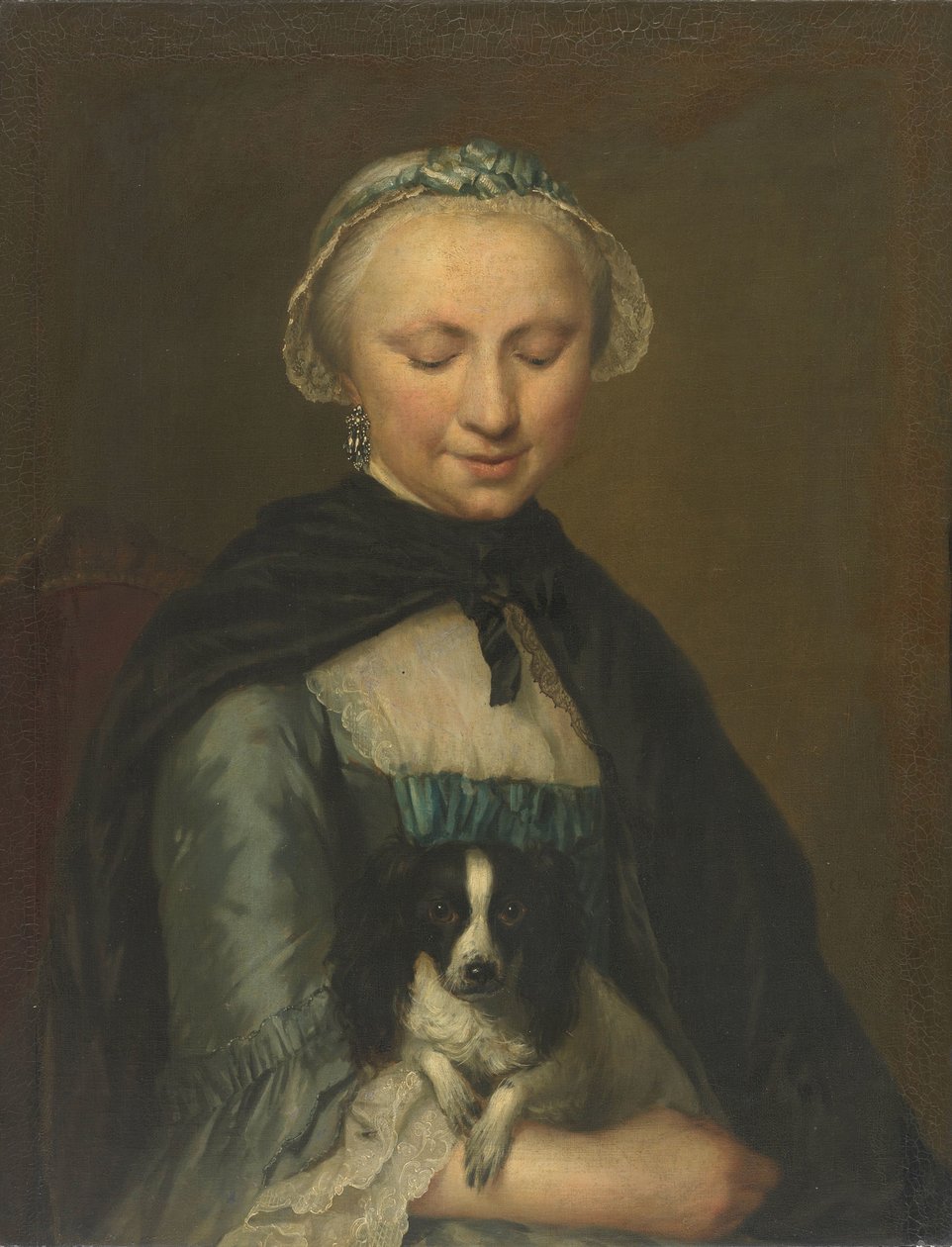 Portrét Antoinetty Métayerové, nejstarší sestry Louise Métayera od George van der Mijn