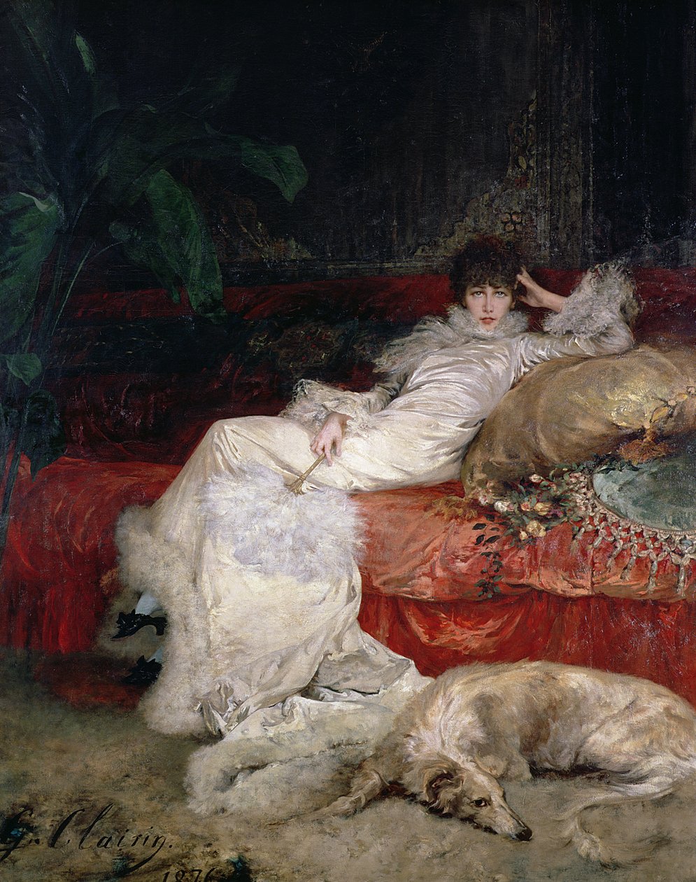 Sarah Bernhardt (1844-1923) 1876 od Georges Clairin