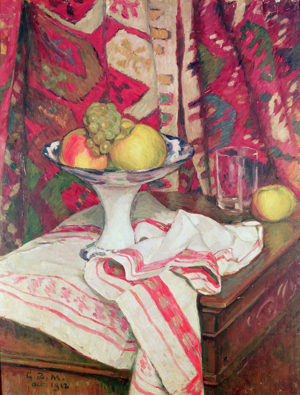 Zátiší s mísou ovoce, 1912 (olej) od George Daniel de Monfreid