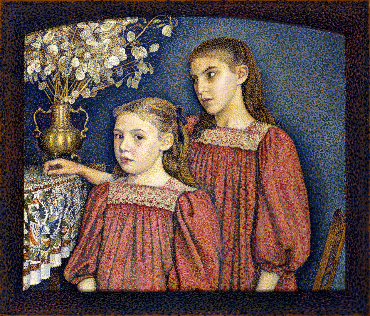 The Two Sisters or The Serruys Sisters od Georges Lemmen
