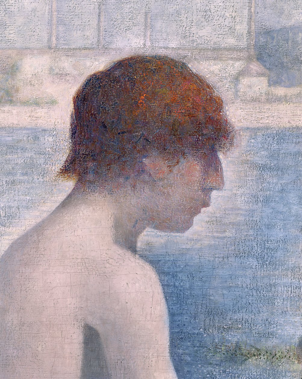 Bathers at Asnieres, 1884 (detail 2136) od Georges Seurat