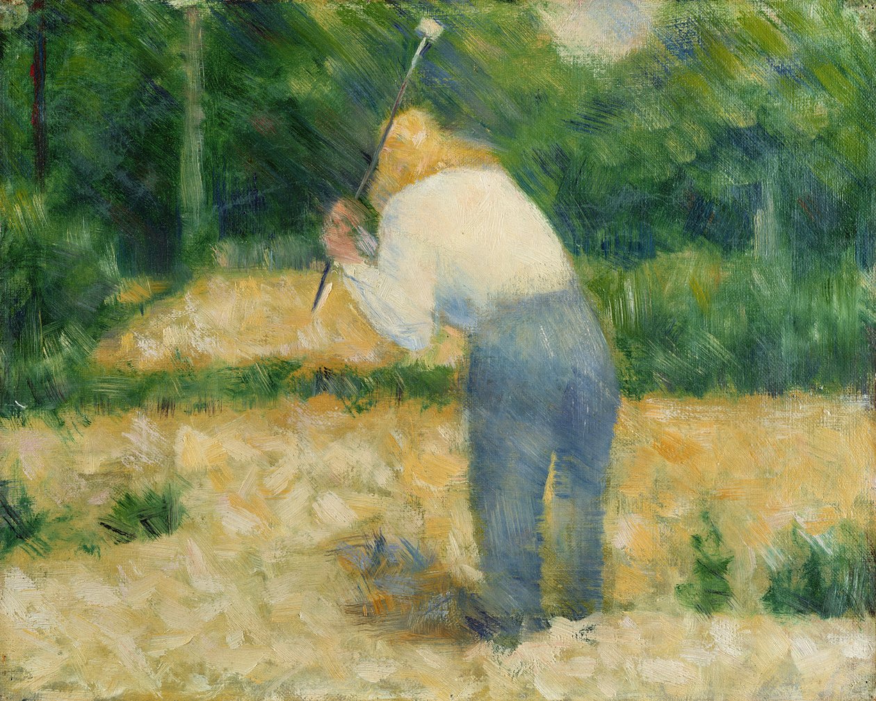 The Stonebreaker, kolem roku 1882 od Georges Seurat