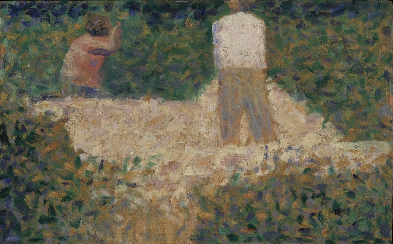 Dva Stonebreakers, kolem roku 1881 od Georges Seurat