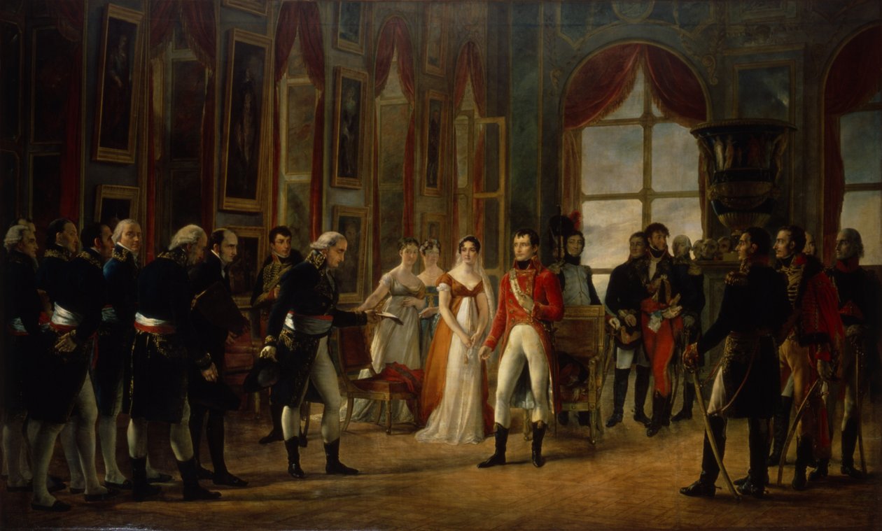 Napoleon přijímá senátory a prohlašuje se císařem, 18. května 1804 od Georges Rouget