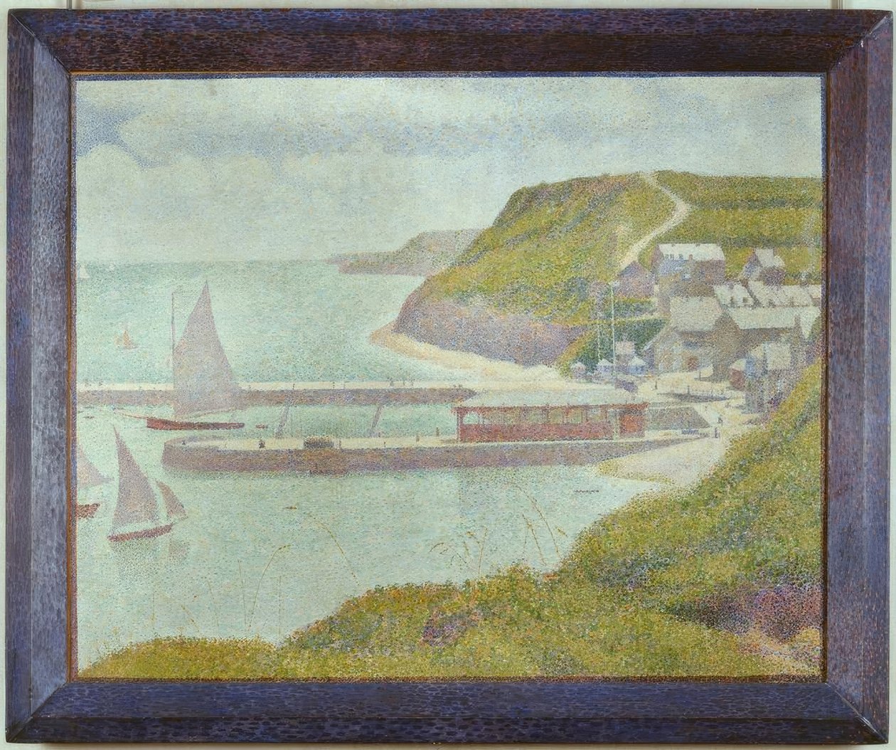 Porten-Bessin, vnější přístav, příliv (Calvados) od Georges Seurat