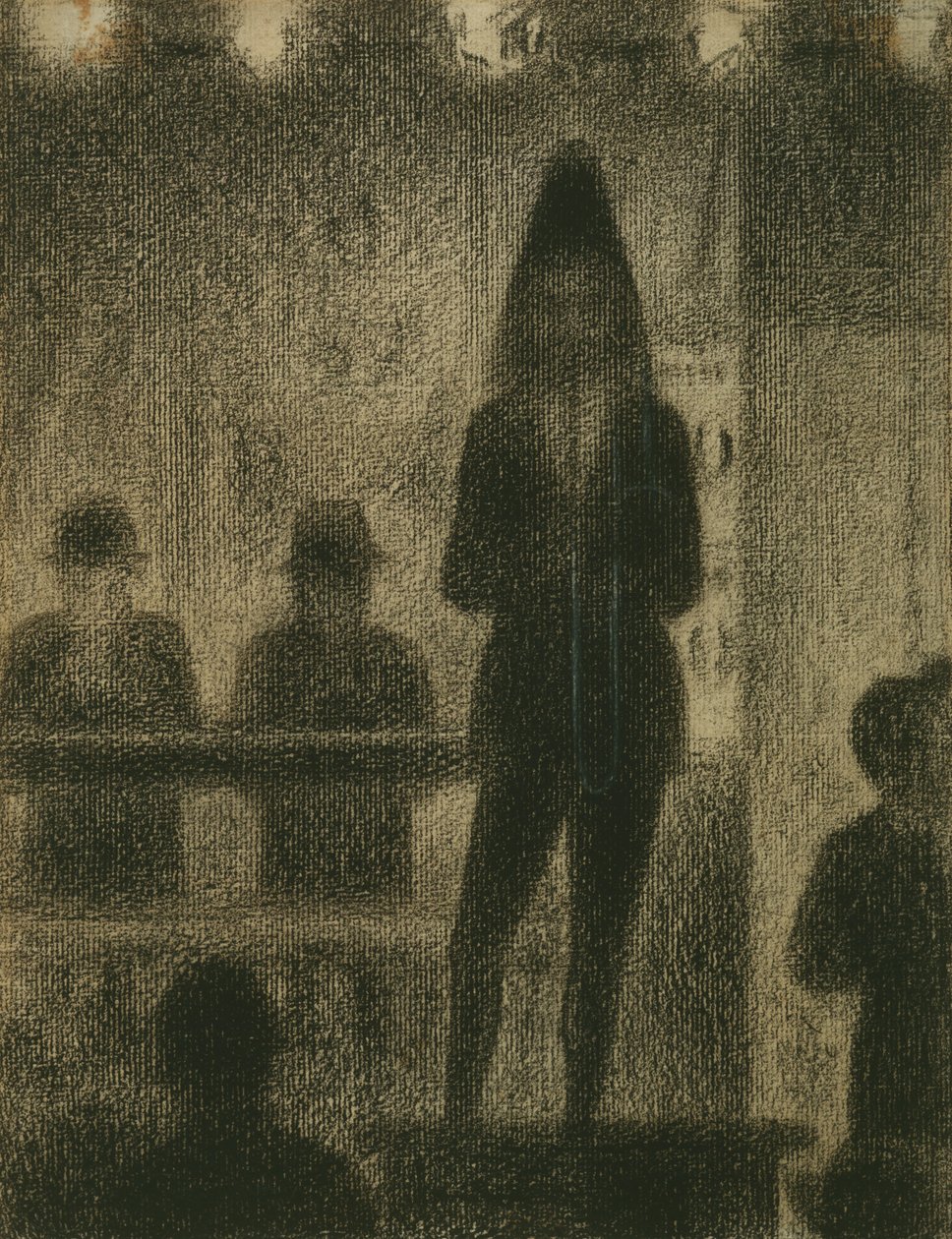 Trombonista (studie pro cirkusovou boční show) od Georges Seurat