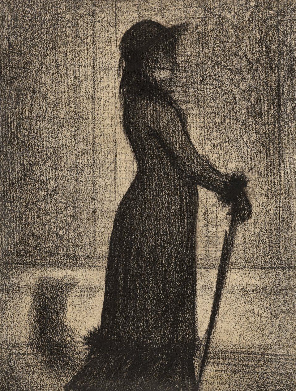 Žena na procházce od Georges Seurat