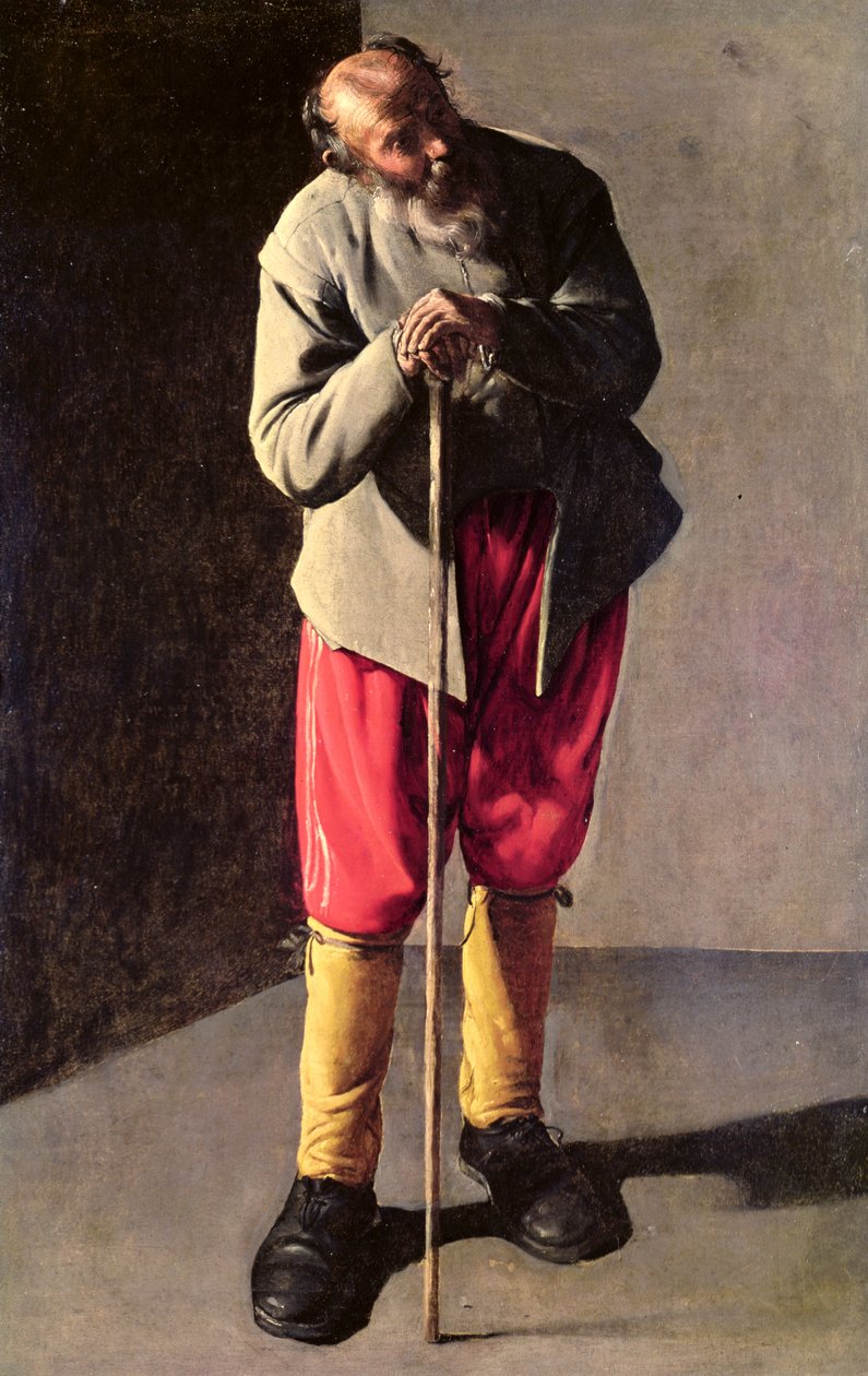 Starý muž, kolem 1618-19 od Georges de La Tour