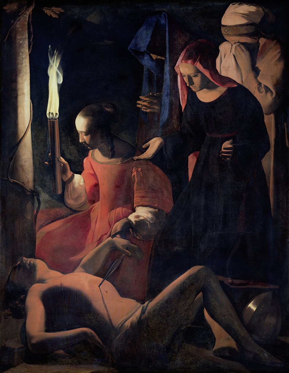 Sv. Šebestián Péče o sv. Irene od Georges de La Tour