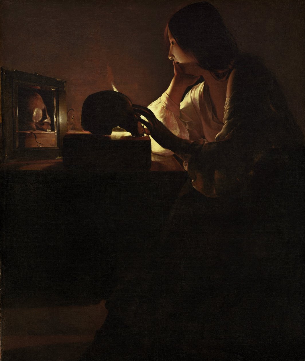 Kající Magdalena od Georges de La Tour