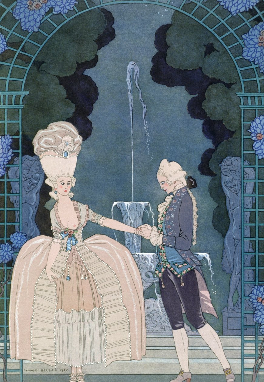 Láska pod fontánou, ilustrace k 