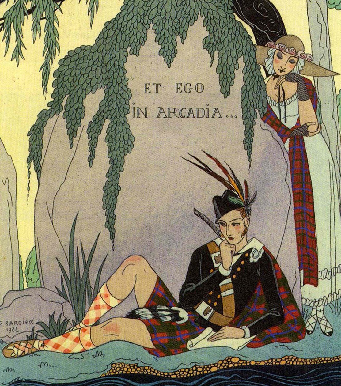 Básník Milenec od Georges (after) Barbier
