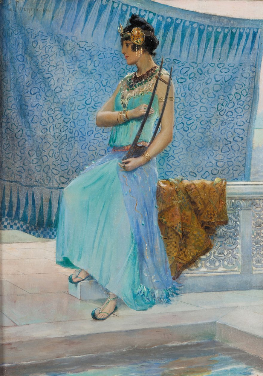 Alžírský tanečník nebo Salammbo, 1910. od Georges Antoine Rochegrosse