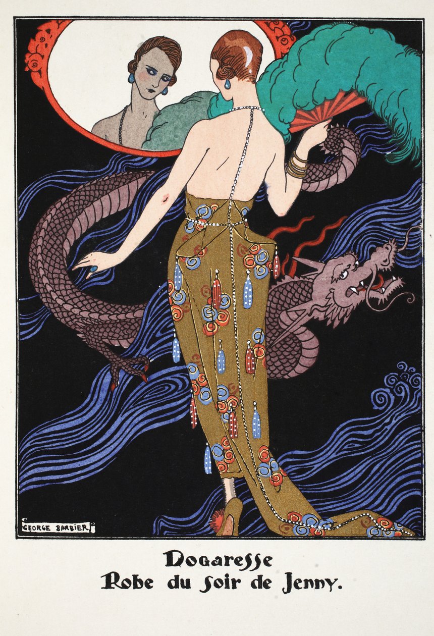 Dogaresse - Večerní róba od Jenny od Georges Barbier