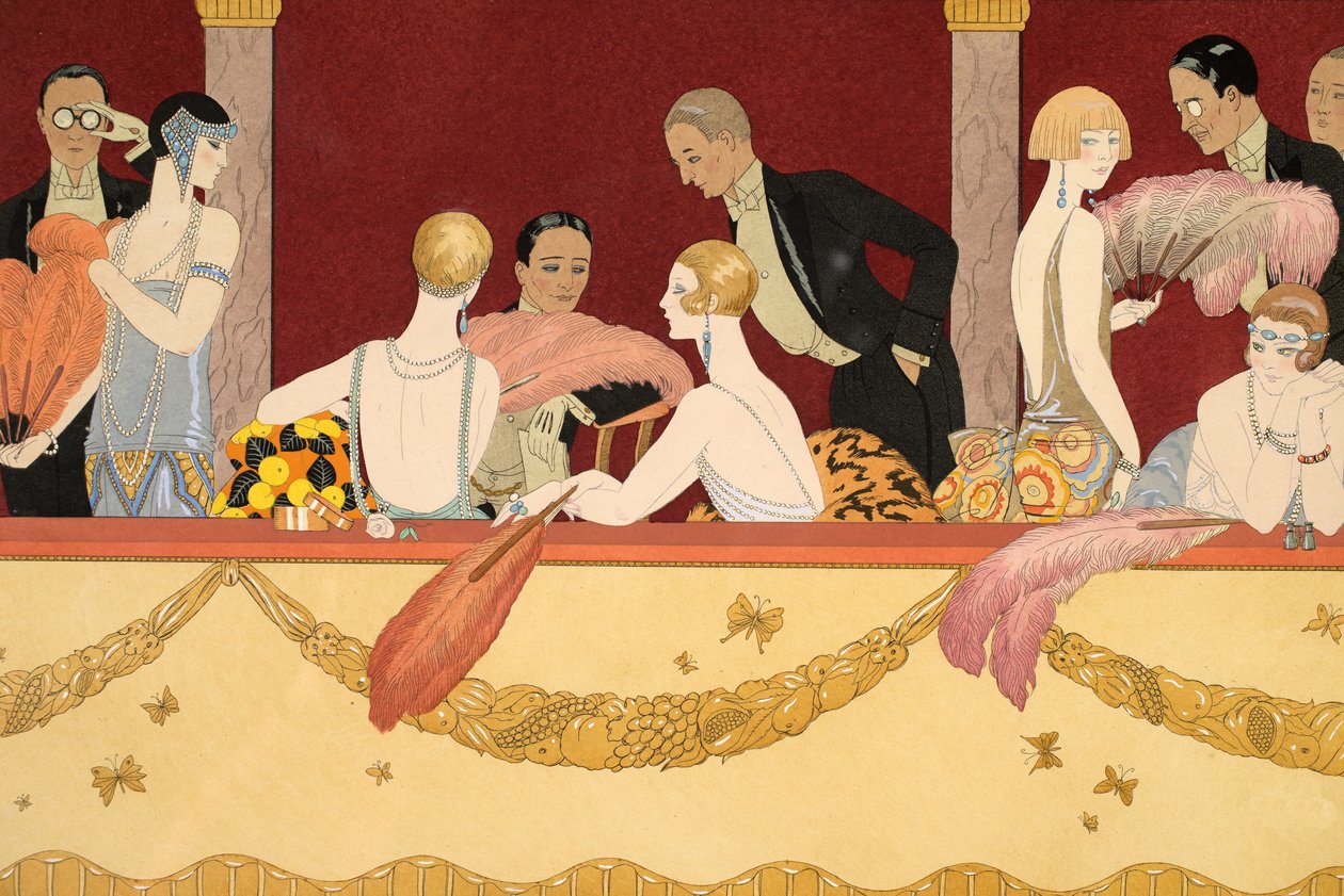 Eventails, ryl H. Reidel od Georges Barbier