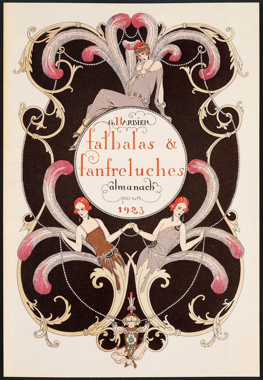 Falbalas et Franfreluches, módní almanach od Georges Barbier
