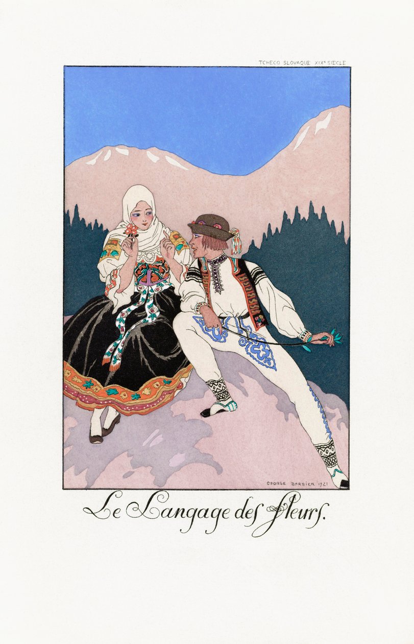 Ilustrace George Barbier. od Georges Barbier