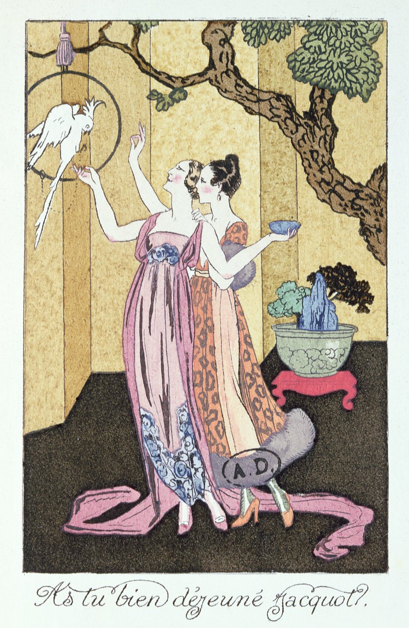 "Už jsi měl dobrou večeři, Jacquote?" od Georges Barbier