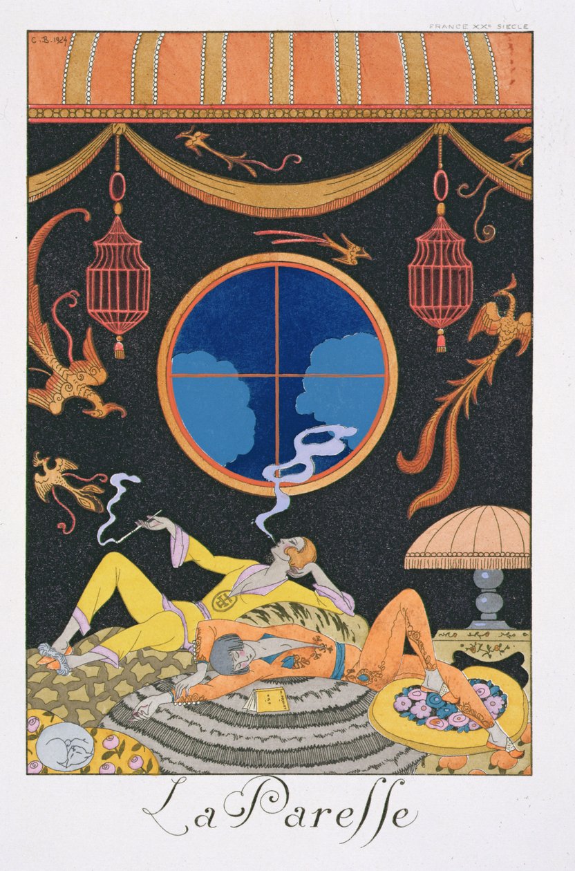 Ta lenost od Georges Barbier