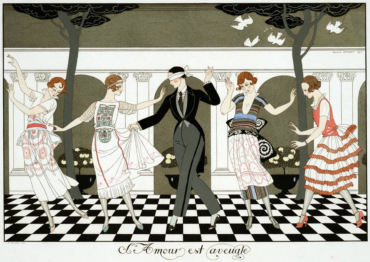 Láska je slepá od Georges Barbier