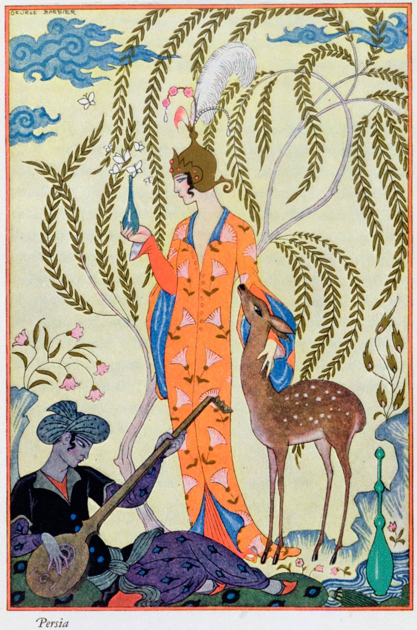 "Persie", 1912 od Georges Barbier