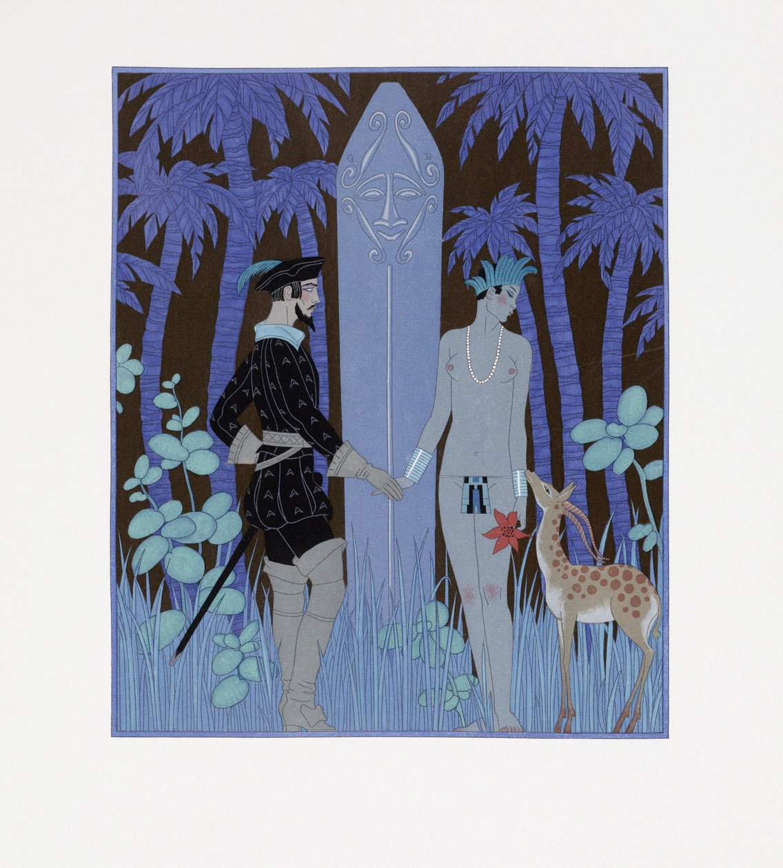 Pocahontas, princezna (Pocahontas, princezna) od Georges Barbier