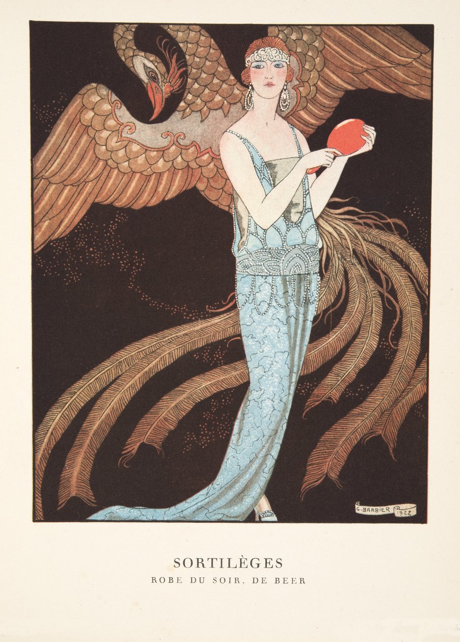 Sortilèges z kolekce módních talířů od Georges Barbier