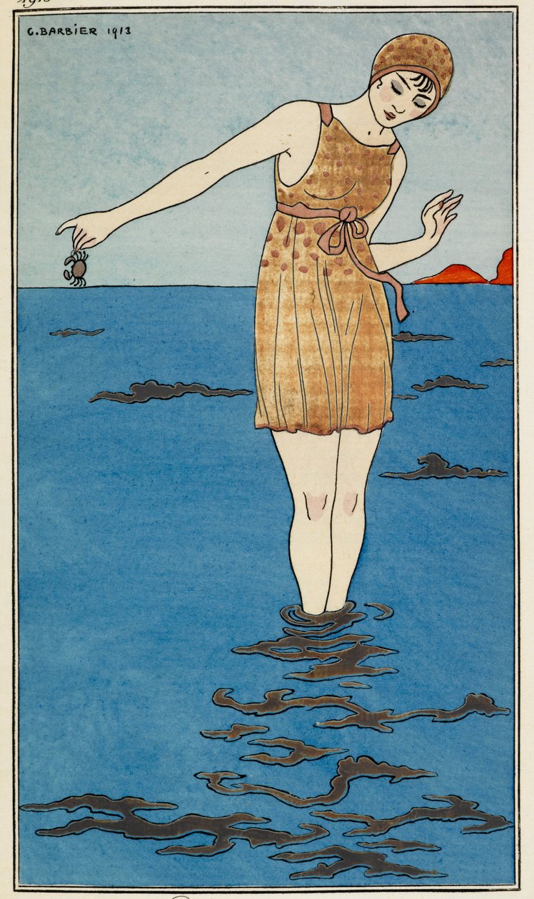 plavky od Georges Barbier