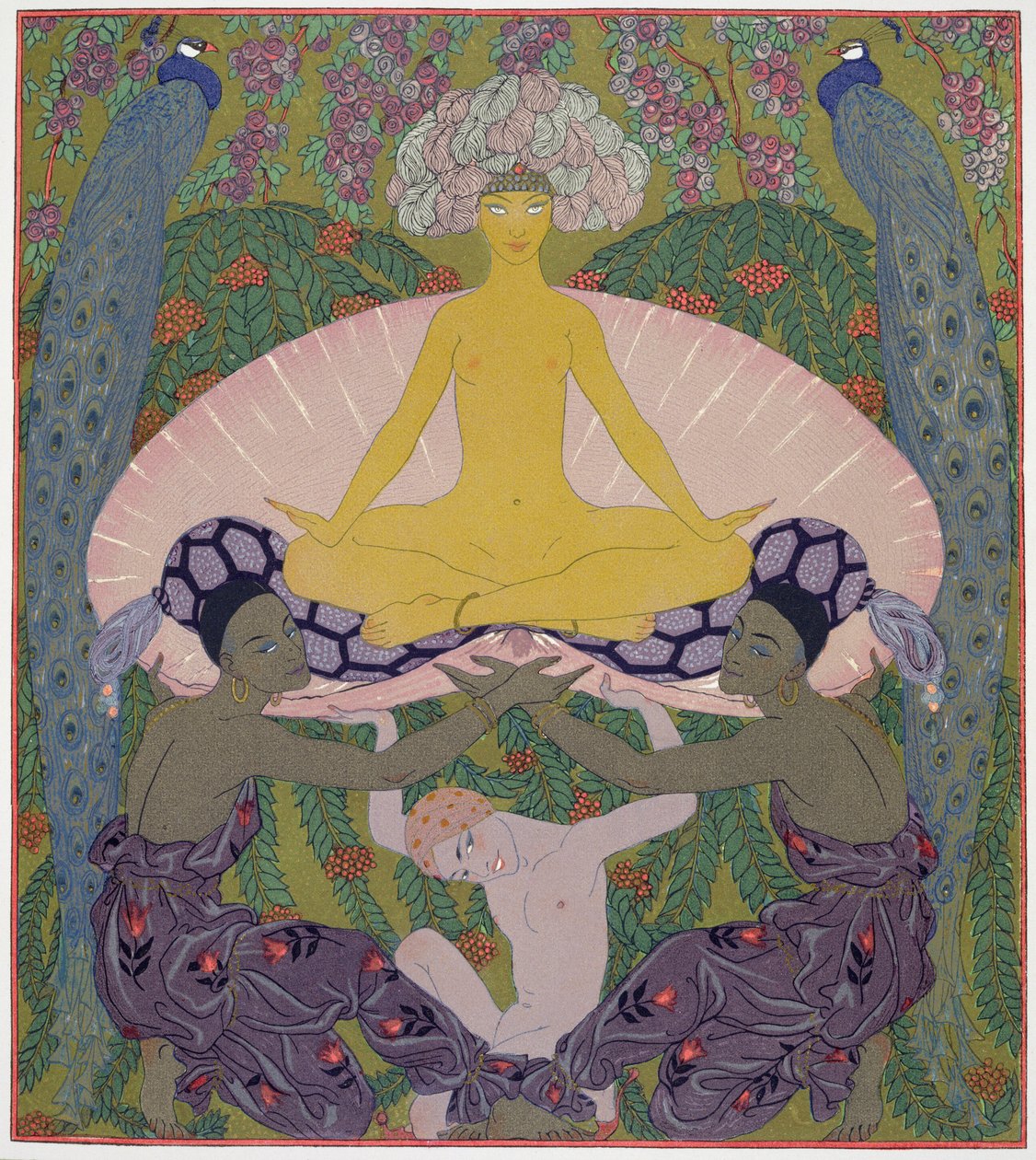 Zrození Venuše (inkoust a W/c na papíře) (viz 133204) od Georges Barbier