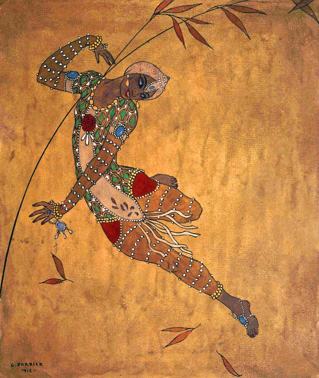 Václav Nižinský (1889-1950) od Georges Barbier