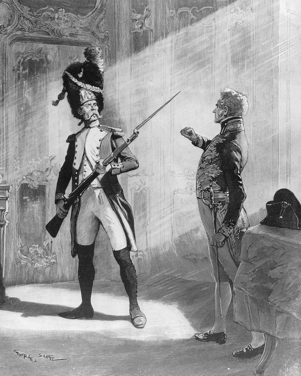 Flambeau a Klemens von Metternich, ilustrace ke hře „L