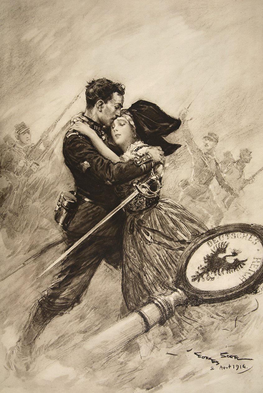Pro lásku a vlast, 1914 od Georges Bertin Scott