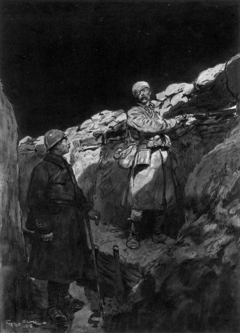 Strážce brány, 1915, 1926 od Georges Bertin Scott