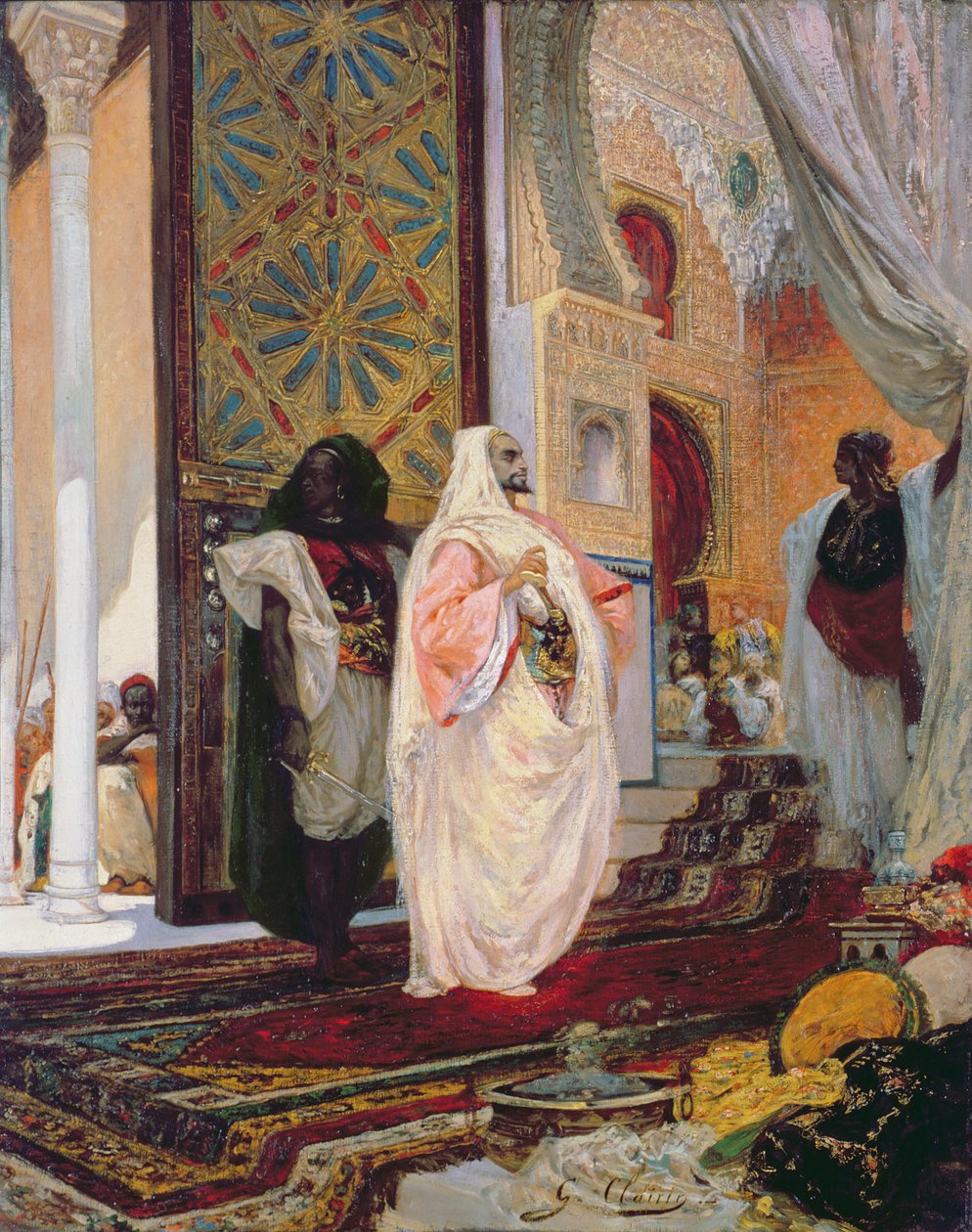 Vstup do harému od Georges Clairin