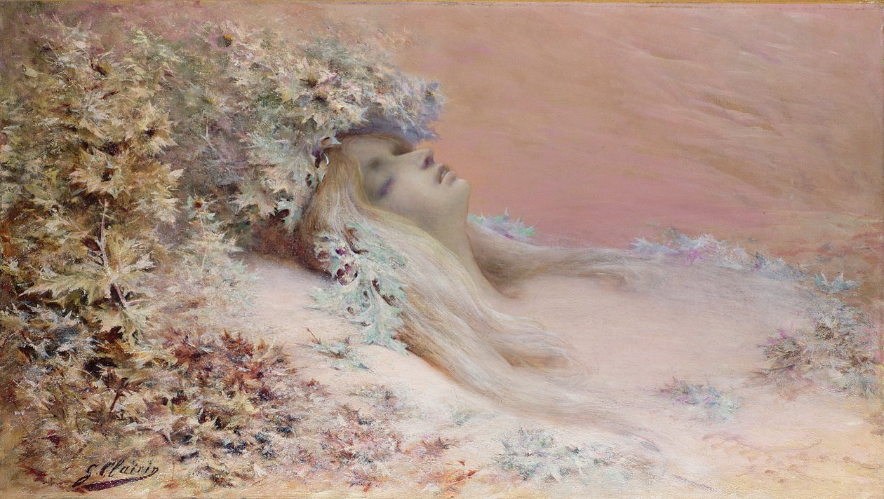 Ofélie v Bodlákech od Georges Clairin