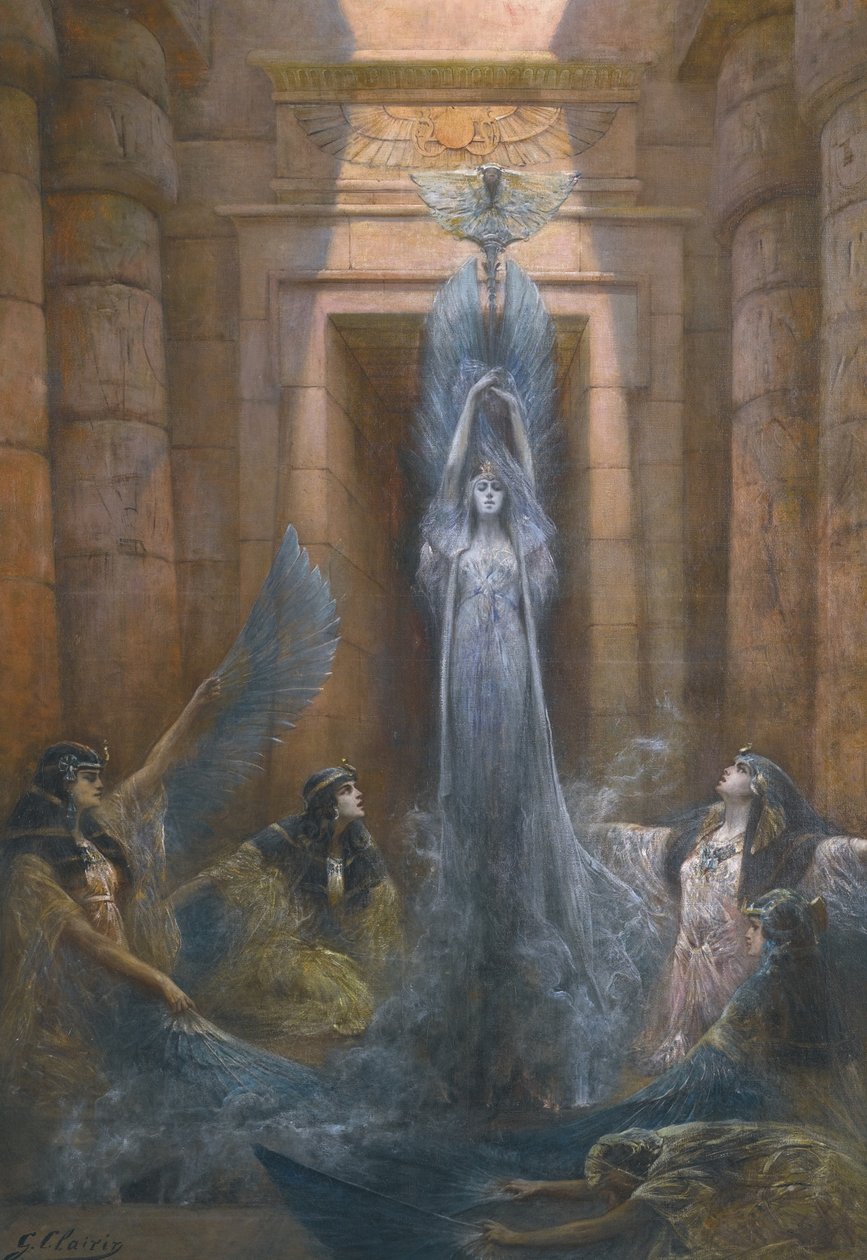 Bohyně Neith od Georges Clairin